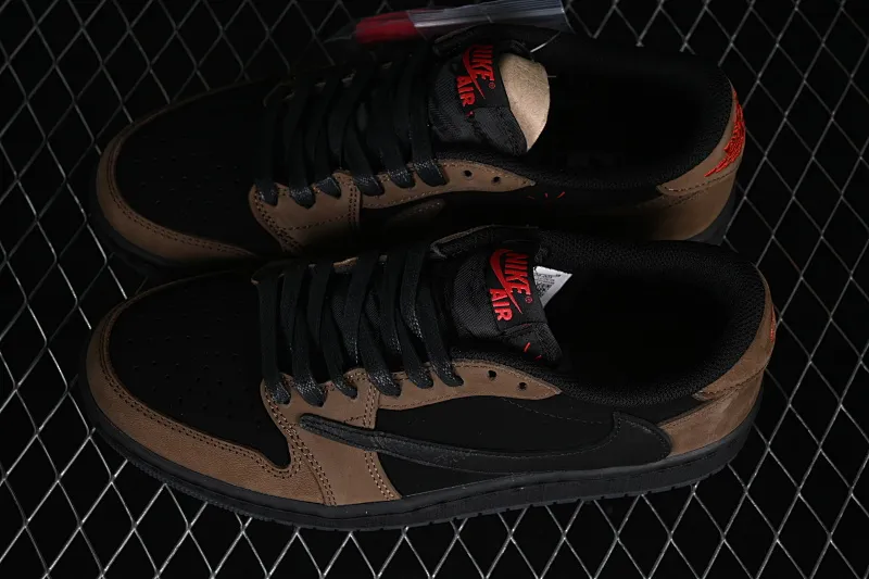 All Categories Air Jordan Jordan Series Basketball Shoes Air Jordan 1 Low High-end Customized Low-top Sneakers Travis Scott